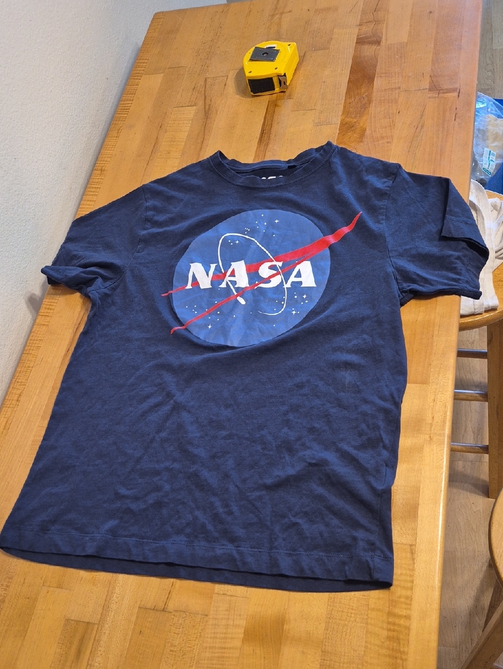 Nasa Blue Short Sleeve Shirt Unisex
